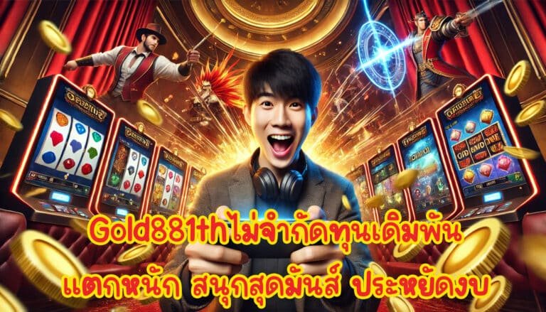 gold881thไม่จำกัดทุนเดิมพัน แตกหนัก สนุกสุดมันส์ ประหยัดงบ