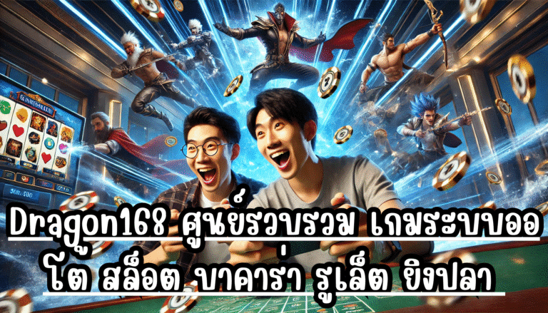 Dragon168 ศูนย์รวบรวม เกมระบบออโต้ สล็อต บาคาร่า รูเล็ต ยิงปลา เล่นสนุกผ่านนบนมือถือ