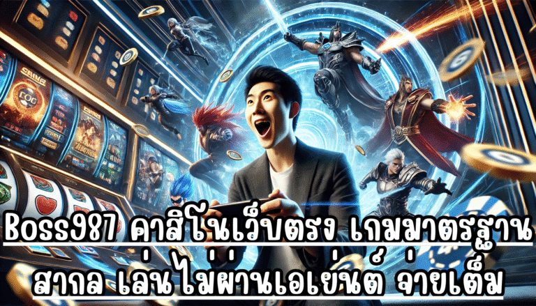 Boss987 คาสิโนเว็บตรง เกมมาตรฐานสากล เล่นไม่ผ่านเอเย่นต์ จ่ายเต็ม