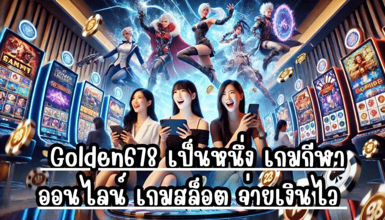 เพราะที่นี่ Golden678 เป็นหนึ่ง เกมกีฬาออนไลน์ เกมสล็อต จ่ายเงินไว ไม่สะดุด