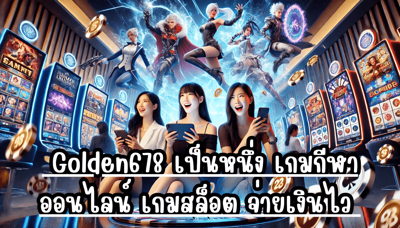 เพราะที่นี่ Golden678 เป็นหนึ่ง เกมกีฬาออนไลน์ เกมสล็อต จ่ายเงินไว ไม่สะดุด