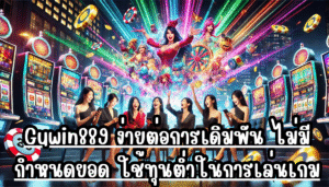 Guwin889 ง่ายต่อการเดิมพัน ไม่มีกำหนดยอด ใช้ทุนต่ำในการเล่นเกม